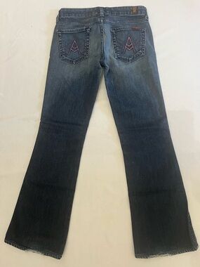 7 For All Mankind A Pocket Womens Dark Wash  Jeans